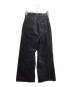 JOHN LAWRENCE SULLIVAN (ジョン ローレンス サリバン) RIGID DENIM WIDE PANTS ブラック サイズ:S：15000円