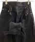 中古・古着 JOHN LAWRENCE SULLIVAN (ジョン ローレンス サリバン) RIGID DENIM WIDE PANTS ブラック サイズ:S：15000円