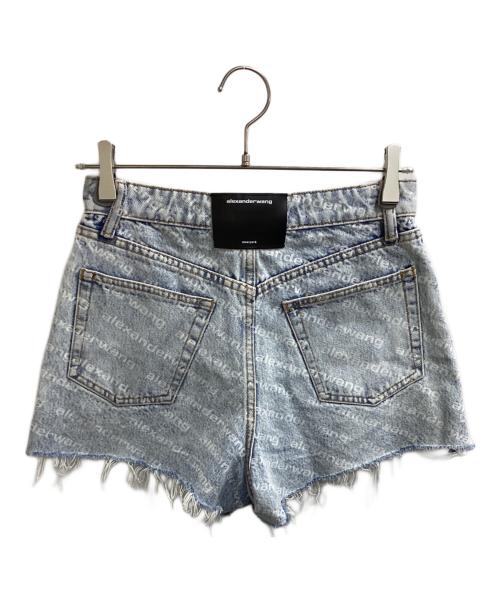 ALEXANDER WANG（アレキサンダー・ワン）ALEXANDER WANG (アレキサンダー・ワン) BITE high rise  デニムショートパンツ　/　4DC2204781 インディゴ サイズ:26の古着・服飾アイテム