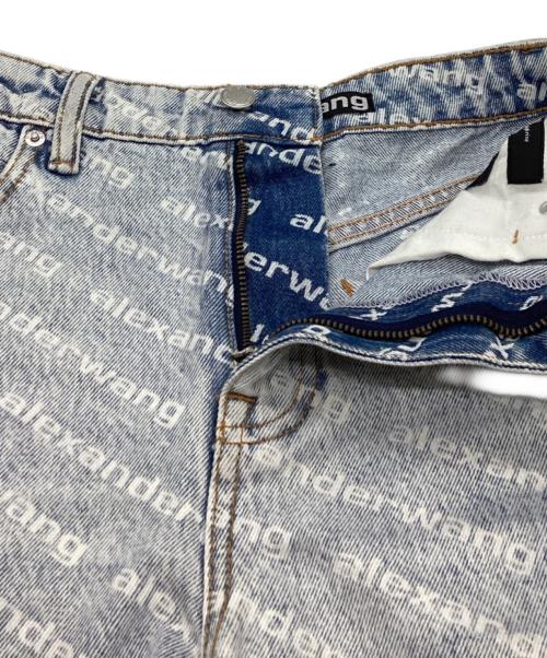 ALEXANDER WANG（アレキサンダー・ワン）ALEXANDER WANG (アレキサンダー・ワン) BITE high rise  デニムショートパンツ　/　4DC2204781 インディゴ サイズ:26の古着・服飾アイテム