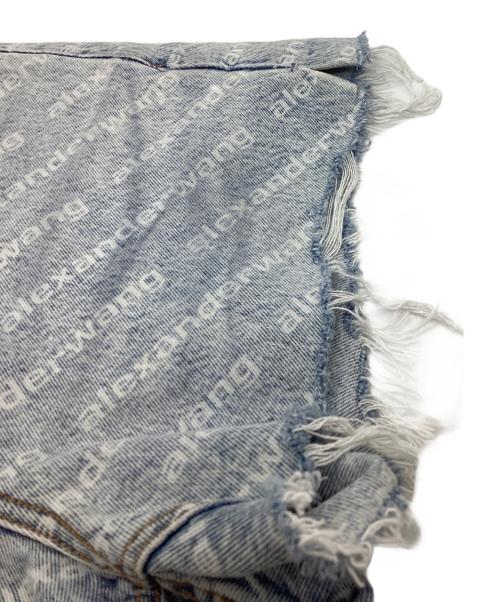 ALEXANDER WANG（アレキサンダー・ワン）ALEXANDER WANG (アレキサンダー・ワン) BITE high rise  デニムショートパンツ　/　4DC2204781 インディゴ サイズ:26の古着・服飾アイテム