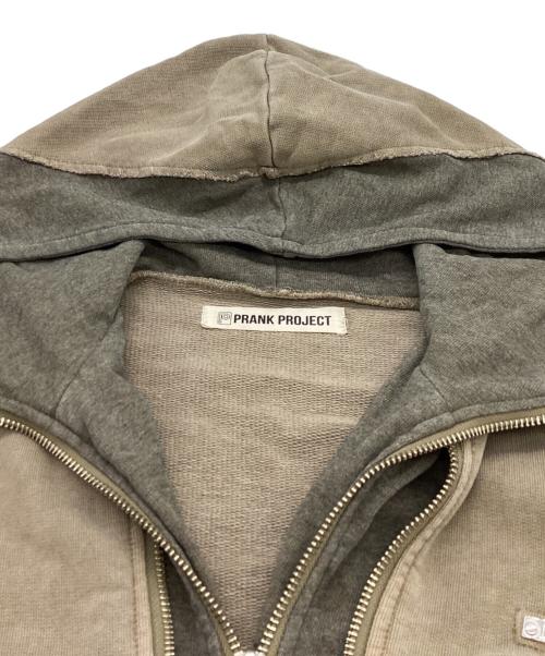PRANK PROJECT（プランクプロジェクト）PRANK PROJECT (プランクプロジェクト) Pigment Layered Double Sweat Hoodie カーキ サイズ:FREEの古着・服飾アイテム