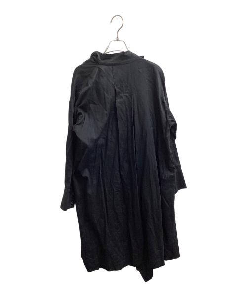 ISSEY MIYAKE（イッセイミヤケ）ISSEY MIYAKE (イッセイミヤケ) アシンメトリーワンピース ブラック サイズ:1の古着・服飾アイテム