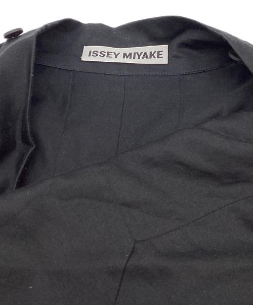 ISSEY MIYAKE（イッセイミヤケ）ISSEY MIYAKE (イッセイミヤケ) アシンメトリーワンピース ブラック サイズ:1の古着・服飾アイテム