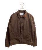 WHIMSYウィムジー）の古着「24AW WATER PROOF TRUCKER JACKET」｜ブラウン