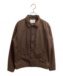 WHIMSY（ウィムジー）の古着「24AW WATER PROOF TRUCKER JACKET」｜ブラウン