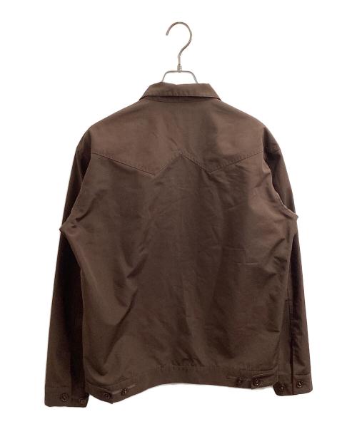 WHIMSY（ウィムジー）WHIMSY (ウィムジー) 24AW WATER PROOF TRUCKER JACKET ブラウン サイズ:Lの古着・服飾アイテム