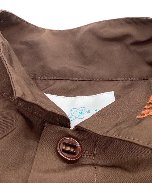 WHIMSY（ウィムジー）WHIMSY (ウィムジー) 24AW WATER PROOF TRUCKER JACKET ブラウン サイズ:Lの古着・服飾アイテム