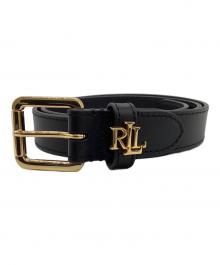 RALPH LAUREN（ラルフローレン）の古着「レザーベルト」｜ブラック