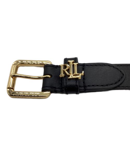 RALPH LAUREN（ラルフローレン）RALPH LAUREN (ラルフローレン) レザーベルト ブラックの古着・服飾アイテム