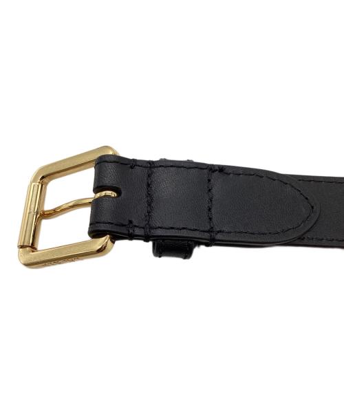 RALPH LAUREN（ラルフローレン）RALPH LAUREN (ラルフローレン) レザーベルト ブラックの古着・服飾アイテム