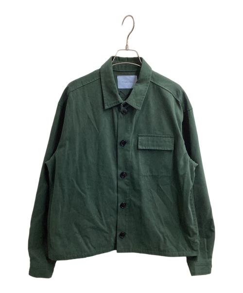 71 MICHAEL（ミシェル）71 MICHAEL (ミシェル) ワークシャツジャケット グリーン サイズ:Sの古着・服飾アイテム