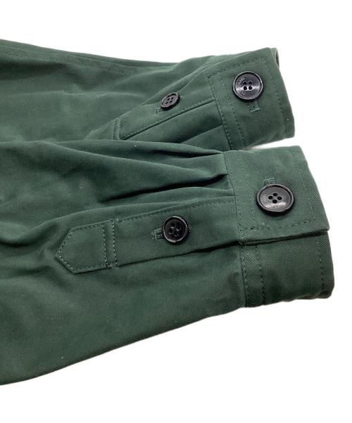 71 MICHAEL（ミシェル）71 MICHAEL (ミシェル) ワークシャツジャケット グリーン サイズ:Sの古着・服飾アイテム
