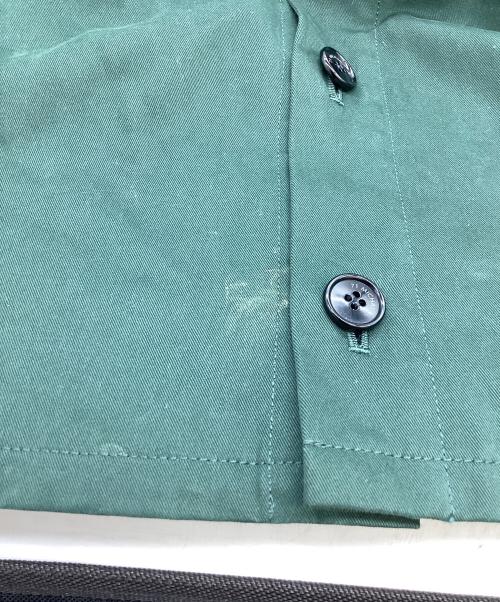 71 MICHAEL（ミシェル）71 MICHAEL (ミシェル) ワークシャツジャケット グリーン サイズ:Sの古着・服飾アイテム
