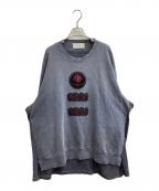 Azumaアズマ）の古着「PATCHED DOCKING SWEAT SHIRT / パッチドドッキングスウェットシャツ / 25AH-CS-02」｜グレー