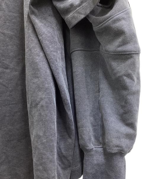 Azuma（アズマ）Azuma (アズマ) PATCHED DOCKING SWEAT SHIRT / パッチドドッキングスウェットシャツ / 25AH-CS-02 グレーの古着・服飾アイテム