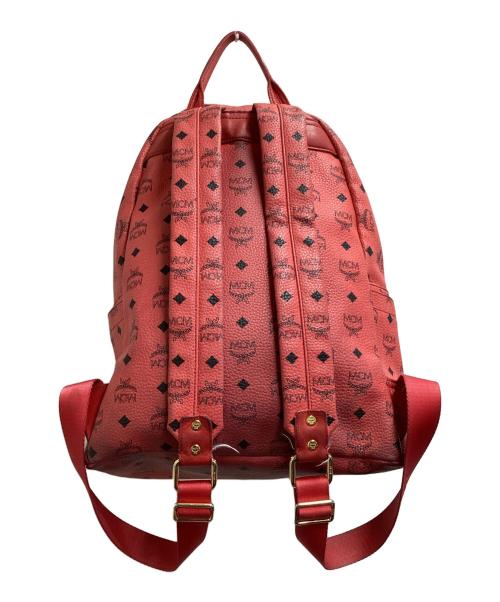 MCM（エムシーエム）MCM (エムシーエム) ヴィセトス スタッズ リュック / 1014102520522 ピンクの古着・服飾アイテム