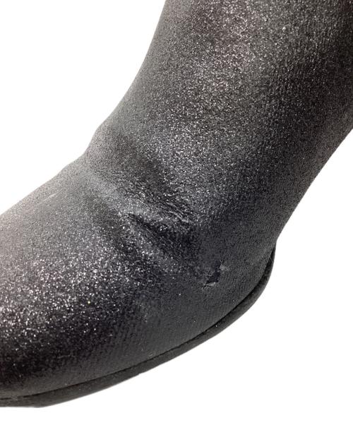 MM6 Maison Margiela（エムエムシックスメゾンマルジェラ）MM6 Maison Margiela (エムエムシックスメゾンマルジェラ) サイドゴアショートブーツ /S59WU0104 ブラック サイズ:37の古着・服飾アイテム