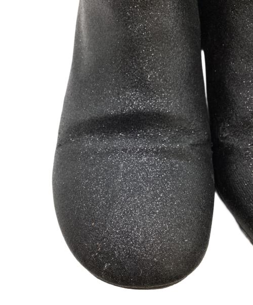 MM6 Maison Margiela（エムエムシックスメゾンマルジェラ）MM6 Maison Margiela (エムエムシックスメゾンマルジェラ) サイドゴアショートブーツ /S59WU0104 ブラック サイズ:37の古着・服飾アイテム