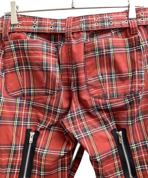 TRIPP NYC（トリップニューヨークシティー）TRIPP NYC (トリップニューヨークシティー) ボンテージパンツ レッド サイズ:28/7の古着・服飾アイテム