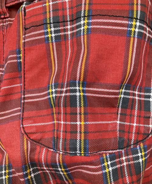 TRIPP NYC（トリップニューヨークシティー）TRIPP NYC (トリップニューヨークシティー) ボンテージパンツ レッド サイズ:28/7の古着・服飾アイテム