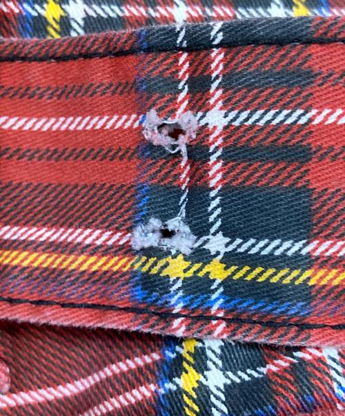 TRIPP NYC（トリップニューヨークシティー）TRIPP NYC (トリップニューヨークシティー) ボンテージパンツ レッド サイズ:28/7の古着・服飾アイテム