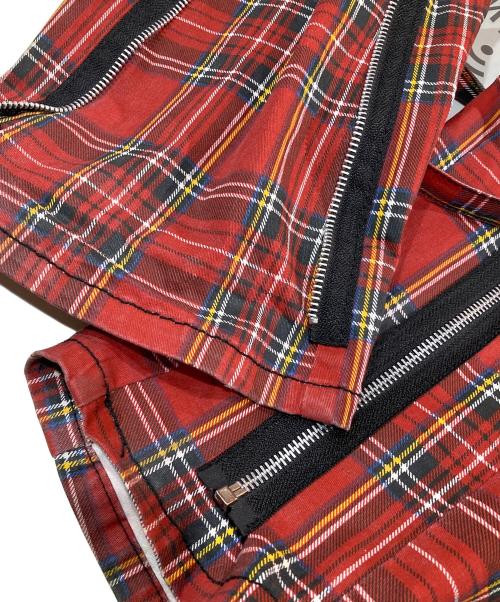 TRIPP NYC（トリップニューヨークシティー）TRIPP NYC (トリップニューヨークシティー) ボンテージパンツ レッド サイズ:28/7の古着・服飾アイテム