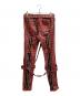 TRIPP NYC (トリップニューヨークシティー) ボンテージパンツ レッド サイズ:28/7：15000円