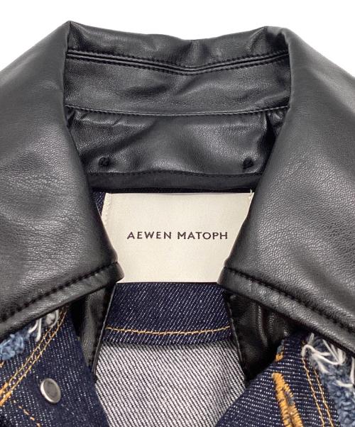 AEWEN MATOPH（イウエン マトフ）AEWEN MATOPH (イウエン マトフ) 2WAYカラーデニムブルゾン インディゴ サイズ:36の古着・服飾アイテム