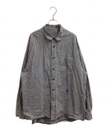 ADER error（アーダーエラー）の古着「Camicia Check Shirt」｜ブラック