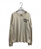 HUMAN MADEヒューマンメイド）の古着「THERMAL L/S T-SHIRT」｜アイボリー