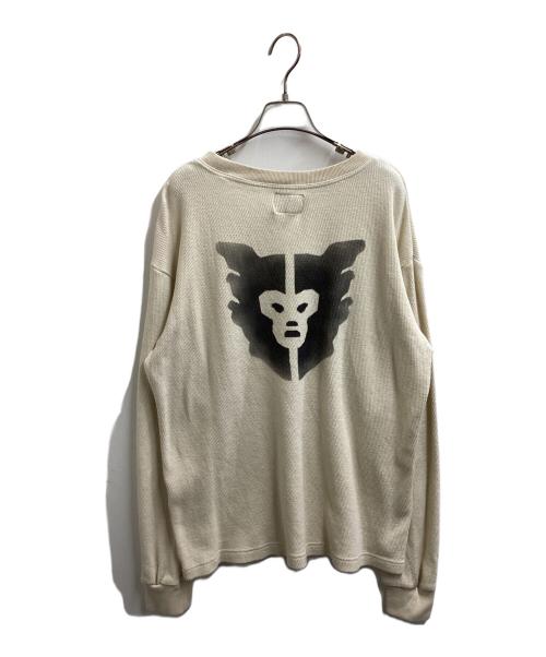 HUMAN MADE（ヒューマンメイド）HUMAN MADE (ヒューマンメイド) THERMAL L/S T-SHIRT アイボリー サイズ:XLの古着・服飾アイテム