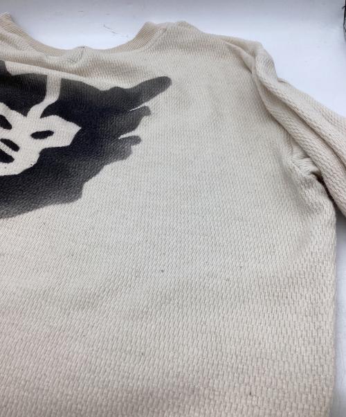 HUMAN MADE（ヒューマンメイド）HUMAN MADE (ヒューマンメイド) THERMAL L/S T-SHIRT アイボリー サイズ:XLの古着・服飾アイテム