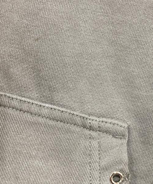 SUPPLIER（サプライヤー）SUPPLIER (サプライヤー) VINTAGE WASH PIERCED ZIP HOODIE グレー サイズ:XLの古着・服飾アイテム