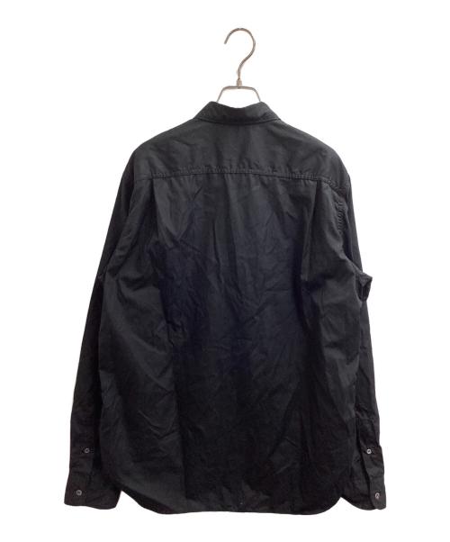 COMME des GARCONS HOMME（コムデギャルソン オム）COMME des GARCONS HOMME (コムデギャルソン オム) コットン ブロードL/Sシャツ ブラック サイズ:Lの古着・服飾アイテム