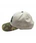stussy (ステューシー) CHENILLE S SNAPBACK CAP アイボリー×グリーン：7000円