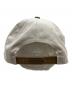 中古・古着 stussy (ステューシー) CHENILLE S SNAPBACK CAP アイボリー×グリーン：7000円