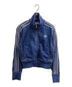 adidasアディダス）の古着「ファイヤーバード トラックトップ デニム」｜インディゴ