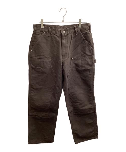 CarHartt（カーハート）CarHartt (カーハート) ダブルニー・ウォッシュドダック・ペインターパンツ ブラウン サイズ:34/30の古着・服飾アイテム