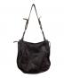 DIESEL (ディーゼル) レザーショルダーバッグ ブラウン：15000円