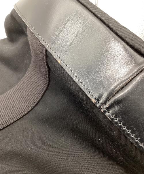 GLENROYAL（グレンロイヤル）GLENROYAL (グレンロイヤル) レザー×キャンバス トートバッグ ブラックの古着・服飾アイテム