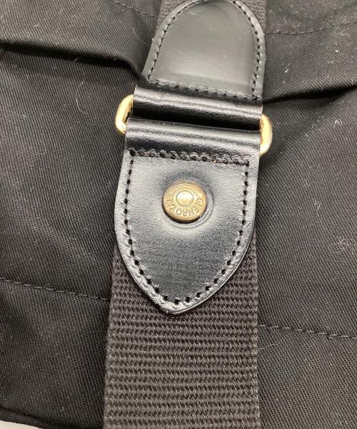 GLENROYAL（グレンロイヤル）GLENROYAL (グレンロイヤル) レザー×キャンバス トートバッグ ブラックの古着・服飾アイテム