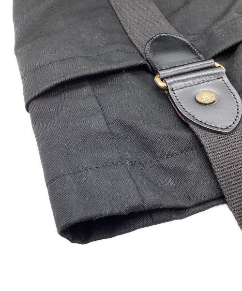 GLENROYAL（グレンロイヤル）GLENROYAL (グレンロイヤル) レザー×キャンバス トートバッグ ブラックの古着・服飾アイテム