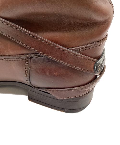 FRYE（フライ）FRYE (フライ) メキシコ製 ロングブーツ  ブラウン サイズ:7の古着・服飾アイテム