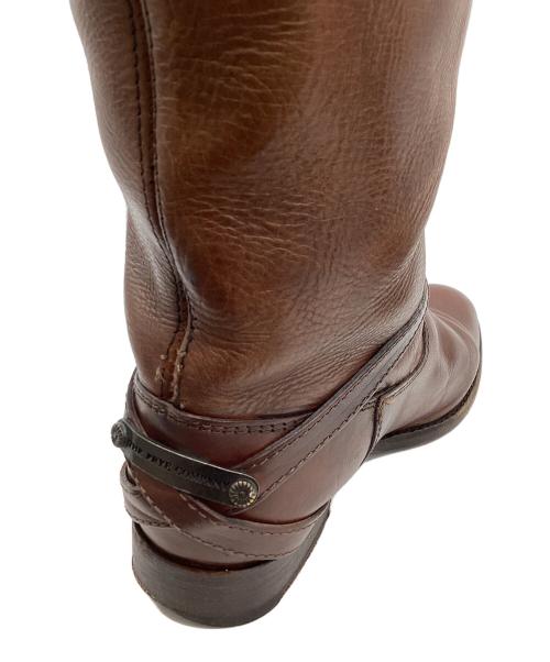 FRYE（フライ）FRYE (フライ) メキシコ製 ロングブーツ  ブラウン サイズ:7の古着・服飾アイテム