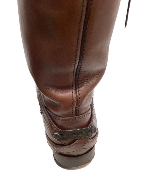 FRYE（フライ）FRYE (フライ) メキシコ製 ロングブーツ  ブラウン サイズ:7の古着・服飾アイテム
