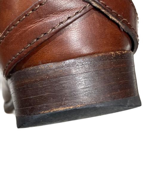 FRYE（フライ）FRYE (フライ) メキシコ製 ロングブーツ  ブラウン サイズ:7の古着・服飾アイテム