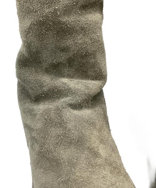 GUIDI（グイディ）GUIDI (グイディ) バックジップスウェードロングブーツ グレー サイズ:37の古着・服飾アイテム