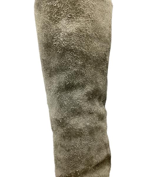 GUIDI（グイディ）GUIDI (グイディ) バックジップスウェードロングブーツ グレー サイズ:37の古着・服飾アイテム