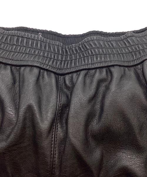 STELLA McCARTNEY（ステラマッカートニー）STELLA McCARTNEY (ステラマッカートニー) 18AW vegetarian leather track pants ブラック サイズ:36の古着・服飾アイテム